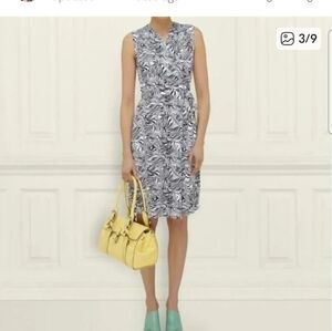 Lk Bennett Gigi Wrap Dress Xs Zebra Print Us Size 4